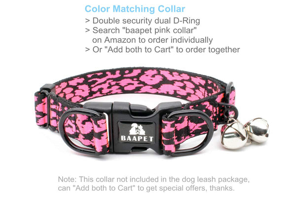 BAAPET Double Handle Dog Leash